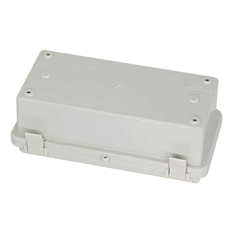 Zulkit Junction Box ABS Plastic Dustproof Waterproof IP65 Electrical Boxes Hinged Shell Outdoor Universal Project Enclosure with 2 Cable Glands - Zenithce