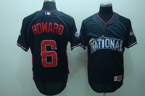 Phillies #6 Ryan Howard Blue Nation League 2010 All Star BP Stitched Jersey - Zenithce
