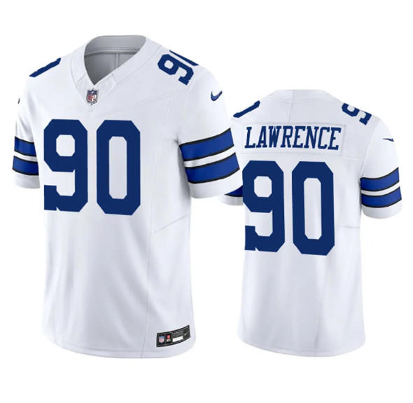 Dallas Cowboys #90 Demarcus Lawrence White 2023 F.U.S.E. Vapor Limited Stitched Jersey - Zenithce