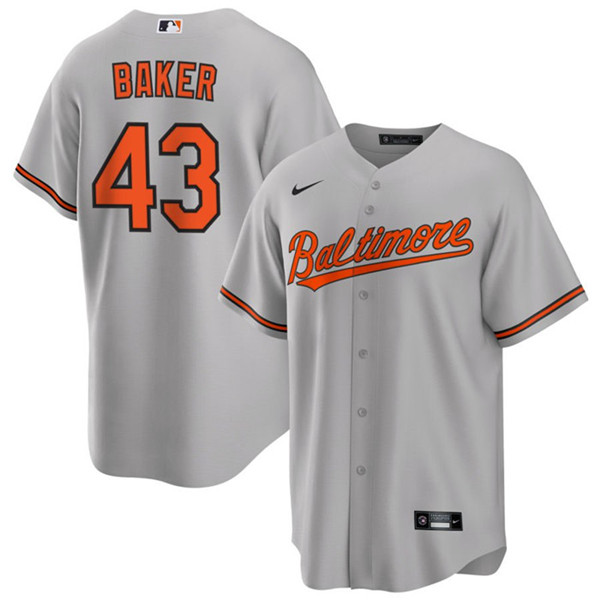 Baltimore Orioles #43 Bryan Baker Gray Cool Base Stitched Jersey - Zenithce