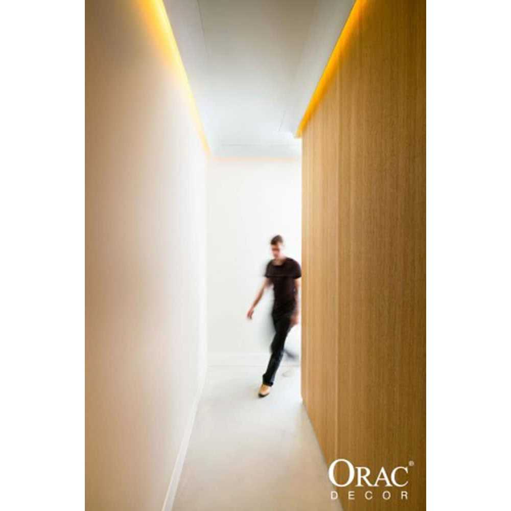 Orac Decor Polystyrene 0.87” Thick x 78” Wide x 5.50 Length Wall Base in Primed White SX186 - Zenithce