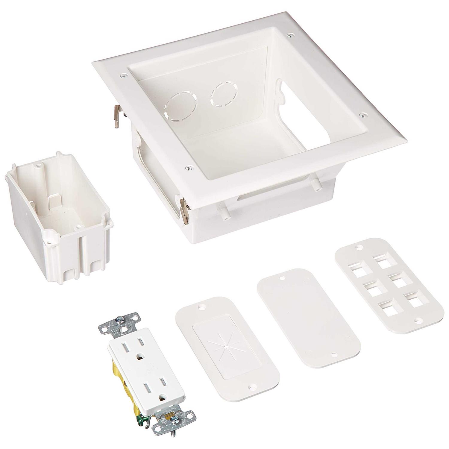 Monoprice Recessed HDMI Wall Plate with 1 HDMI F/F Adapter - Zenithce