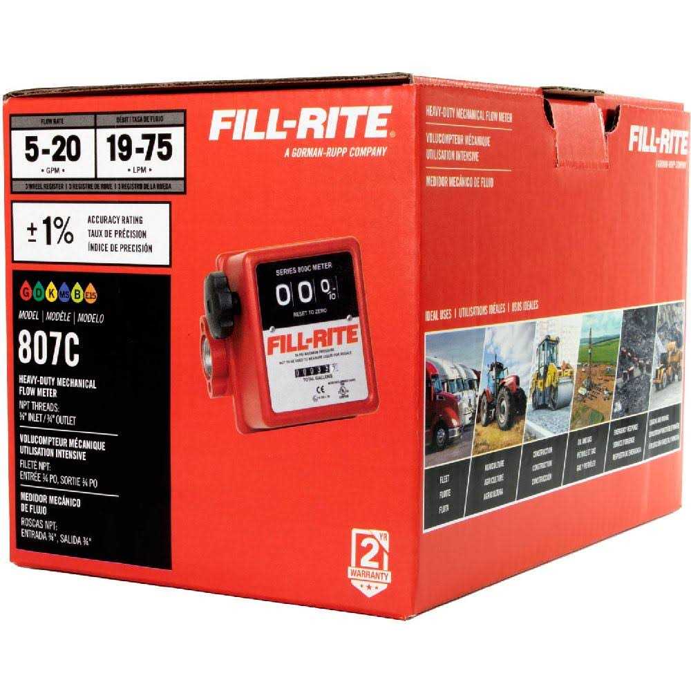 Fill-Rite 807C Meter - Zenithce