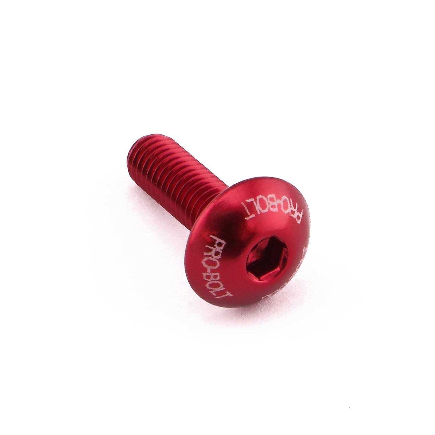 Pro-Bolt Aluminum Dome Head Bolt M5xx16mm - Zenithce