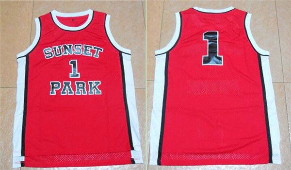 Sunset Park 1 Red Movie Stitched Jersey - Zenithce