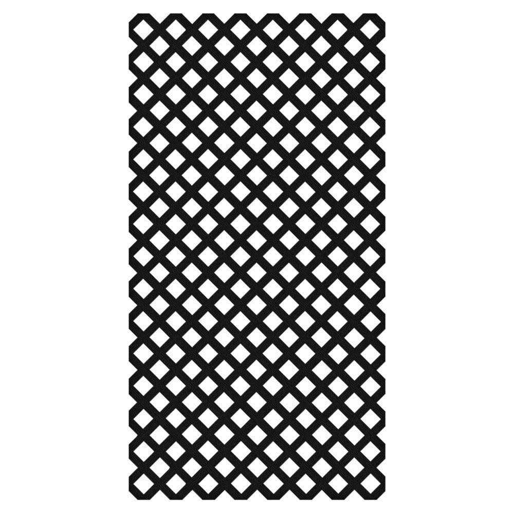 Veranda 4 ft. x 8 ft Garden Vinyl Lattice - Zenithce