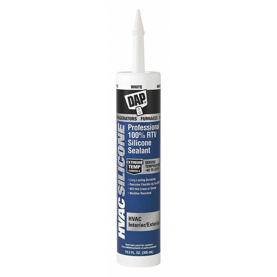 Dap HVAC Silicone 100% RTV Silicone Sealant 10.3 oz - Zenithce