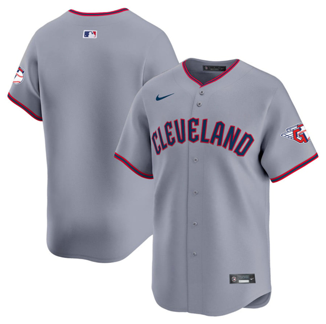 Cleveland Guardians Blank Gray 2025 Alternate Limited Stitched Jersey - Zenithce
