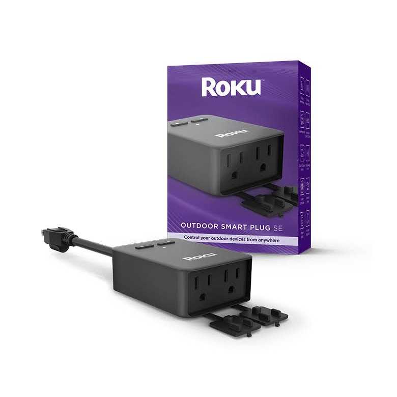 Roku Smart Home Indoor Smart Plug SE with Custom Scheduling, Remote Power, and Voice Control - Zenithce