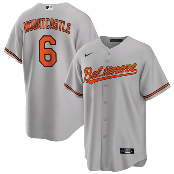 Baltimore Orioles #6 Ryan Mountcastle Gray Cool Base Stitched Jersey - Zenithce