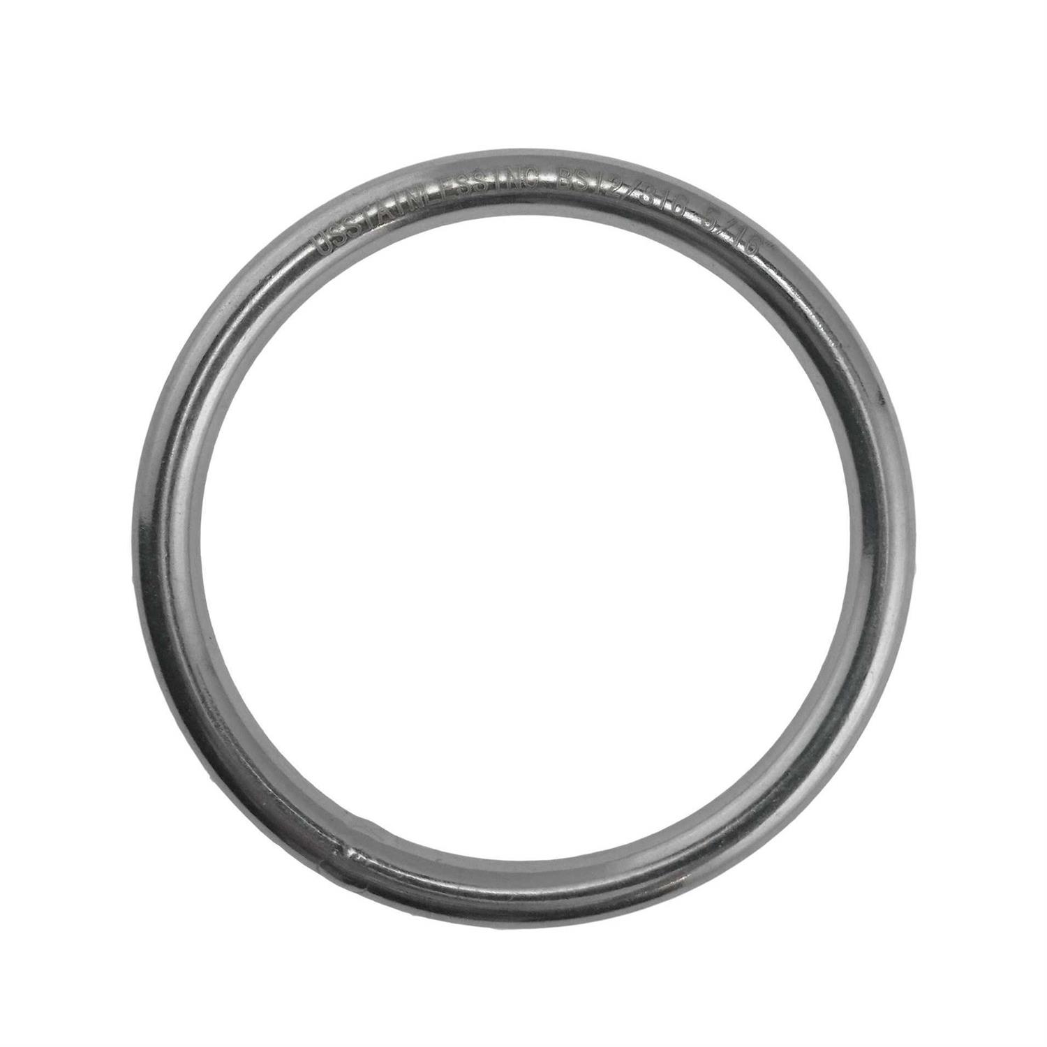 US Stainless Stainless Steel 316 Round Ring Welded Marine Grade - Zenithce