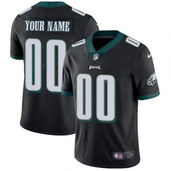 Philadelphia Eagles Customized Black Team ColorVapor Untouchable Limited Stitched NFL Jersey - Zenithce