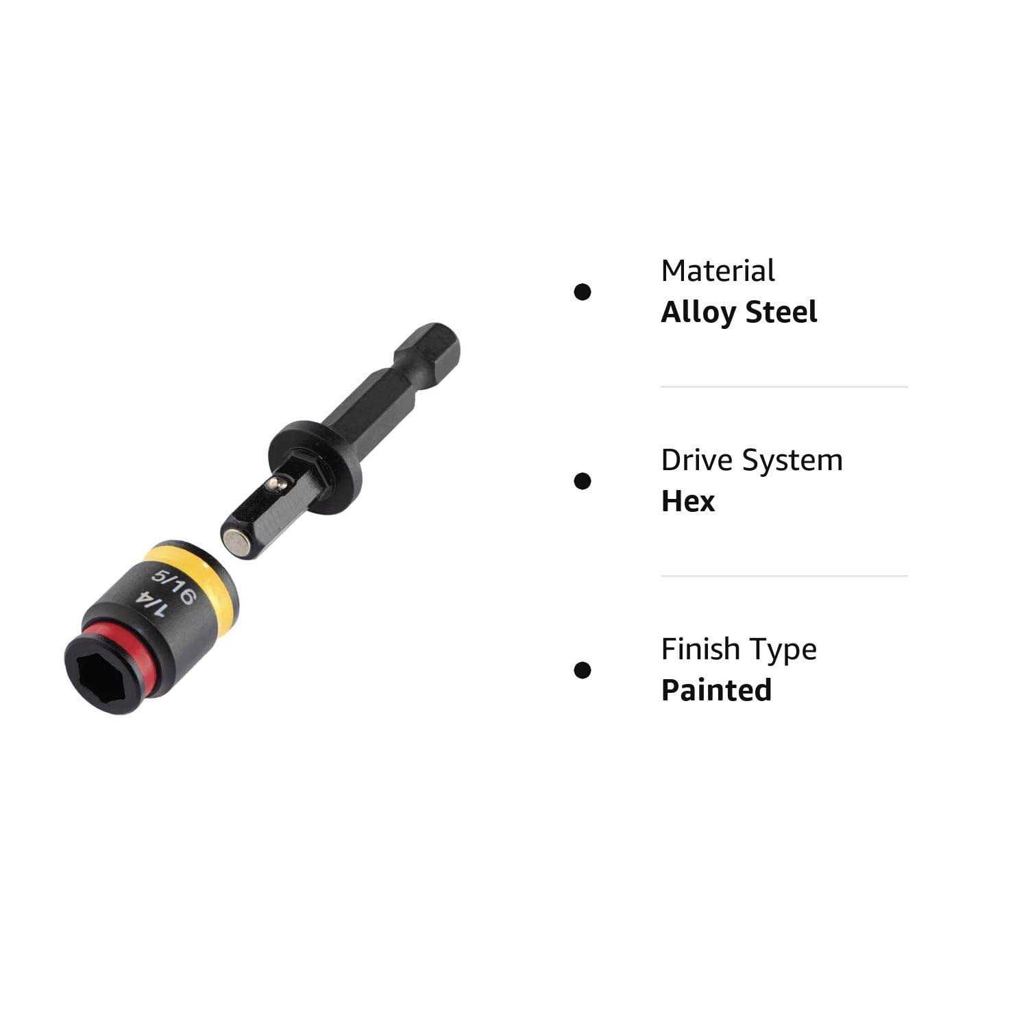 Malco MSHC 1/4 & 5/16 Reversible Hex Chuck Driver - Zenithce