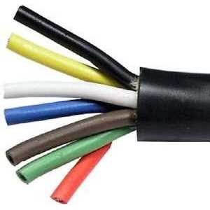 TTP Heavy Duty 14 Gauge 7 Way Conductor Wire RV Trailer Cable Cord - Zenithce