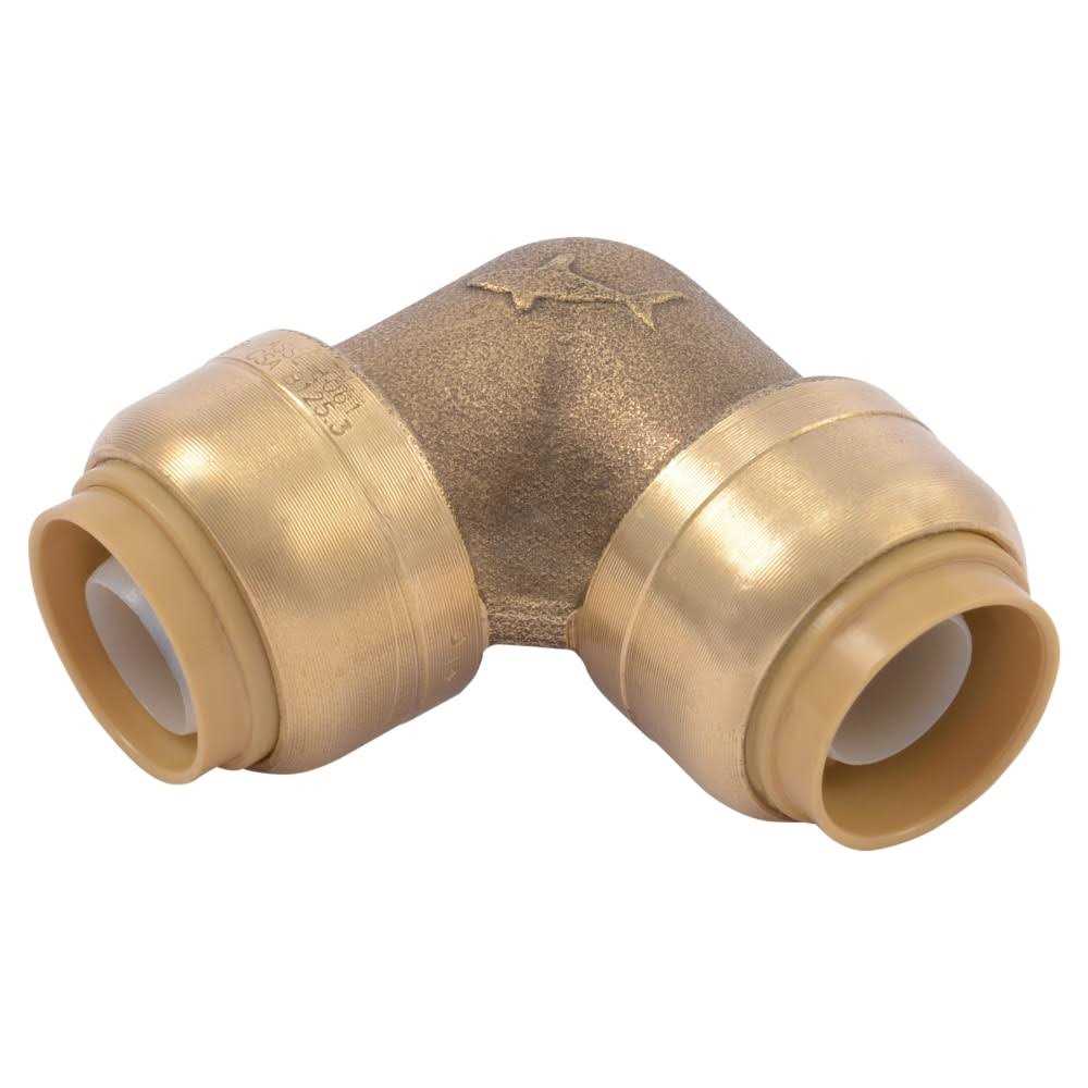 SharkBite 1/2 x 3/8 Inch Compression Dual Outlet Angle Stop Valve 25558LF - Zenithce