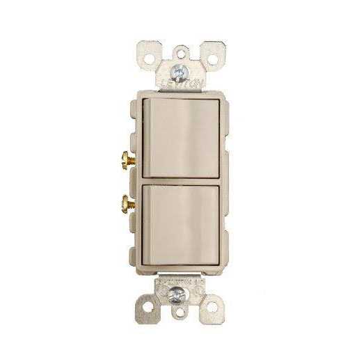 Leviton 5634 Decora AC Combination Switch Single Pole - Zenithce