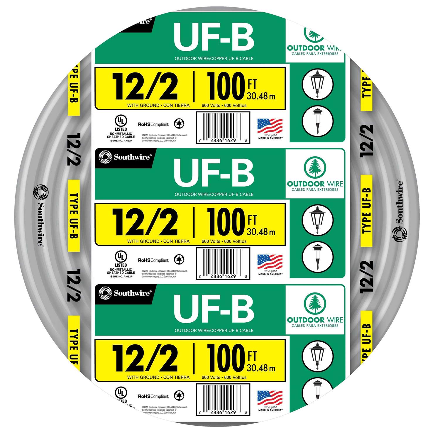 Southwire Wire 10/2 Nmwg 50′ 28829022 - Zenithce