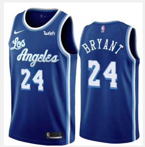 Los Angeles Lakers #24 Kobe Bryant Blue 2019-20 Classic Edition Stitched Jersey - Zenithce
