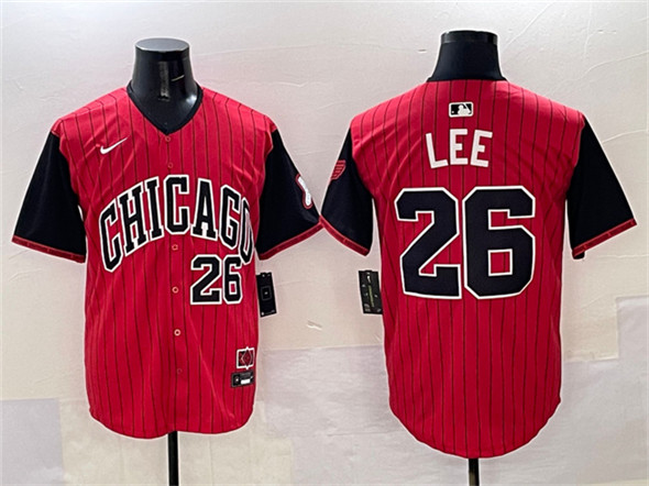 Chicago White Sox #26 Korey Lee Red Black 2025 City Connect Limited Stitched Jersey - Zenithce