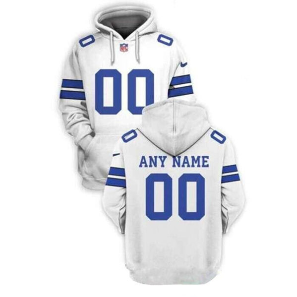 Detroit Lions Customized White Pullover Hoodie - Zenithce