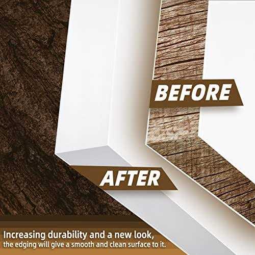 GSCIT Club Edge Banding 25ft Melamine Edge Banding with Hot Melt Adhesive Pre-glued Edge Banding Flexible Cabinet - Zenithce