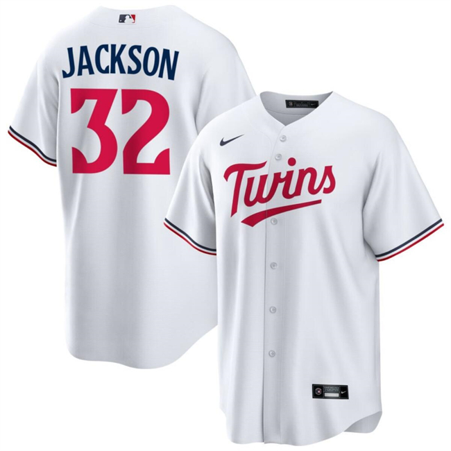 Minnesota Twins #32 Jay Jackson White Cool Base Stitched Jersey - Zenithce