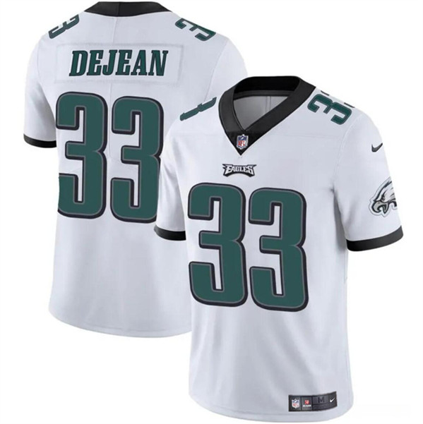 Philadelphia Eagles #33 Cooper DeJean White 2024 Draft Vapor Untouchable Limited Stitched Jersey - Zenithce