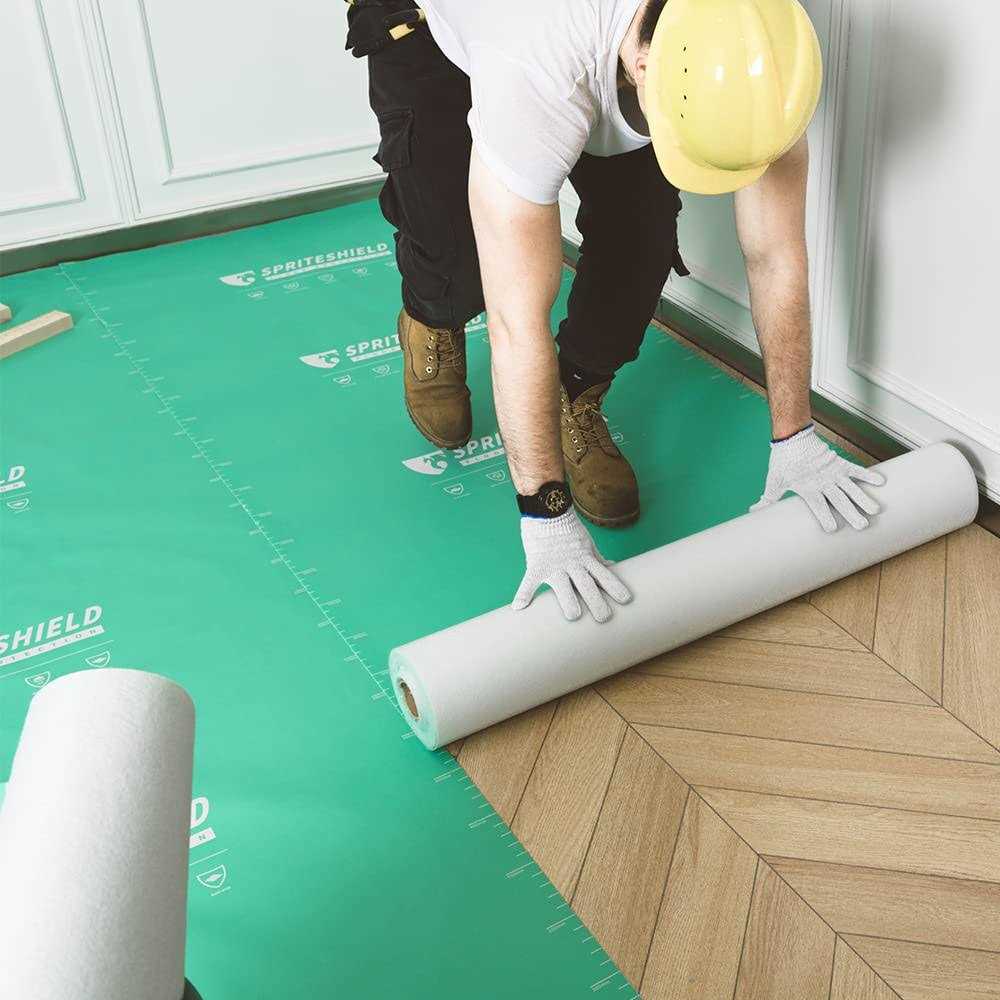 Spriteshield 39 x 100′ Heavy-Duty Temporary Floor Protection for Construction & Renovation - Zenithce
