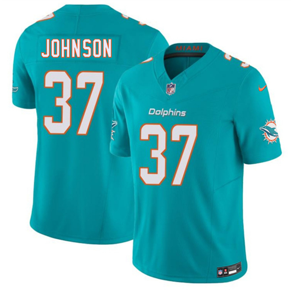 Miami Dolphins #37 Isaiah Johnson Aqua 2026 F.U.S.E. Vapor Limited Stitched Jersey - Zenithce