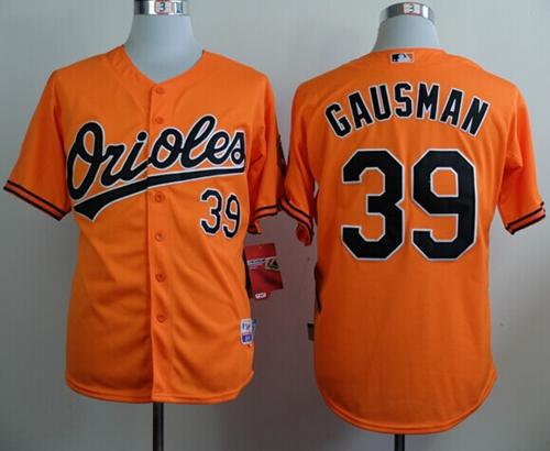 Orioles #39 Kevin Gausman Orange Cool Base Stitched Jersey - Zenithce