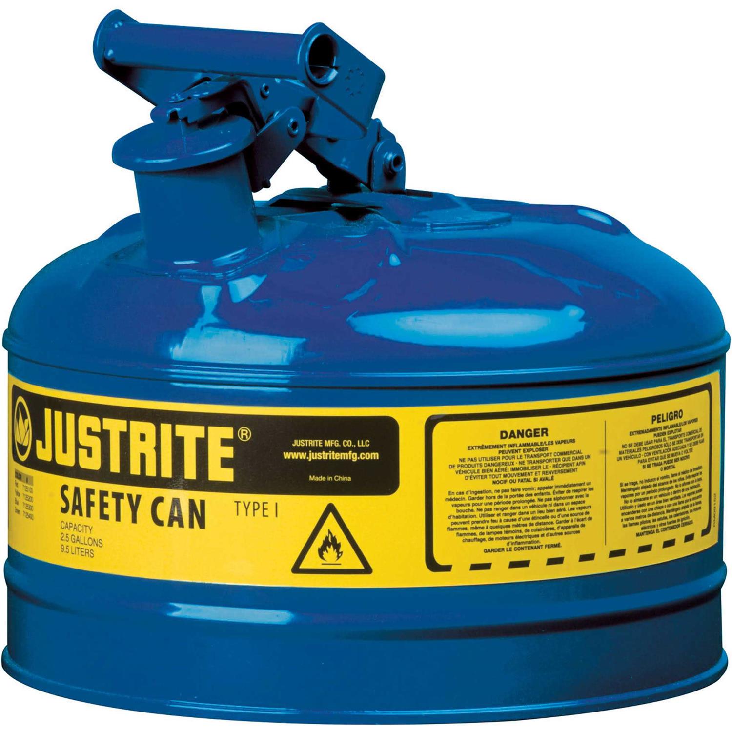 Justrite Type Safety Can - Zenithce