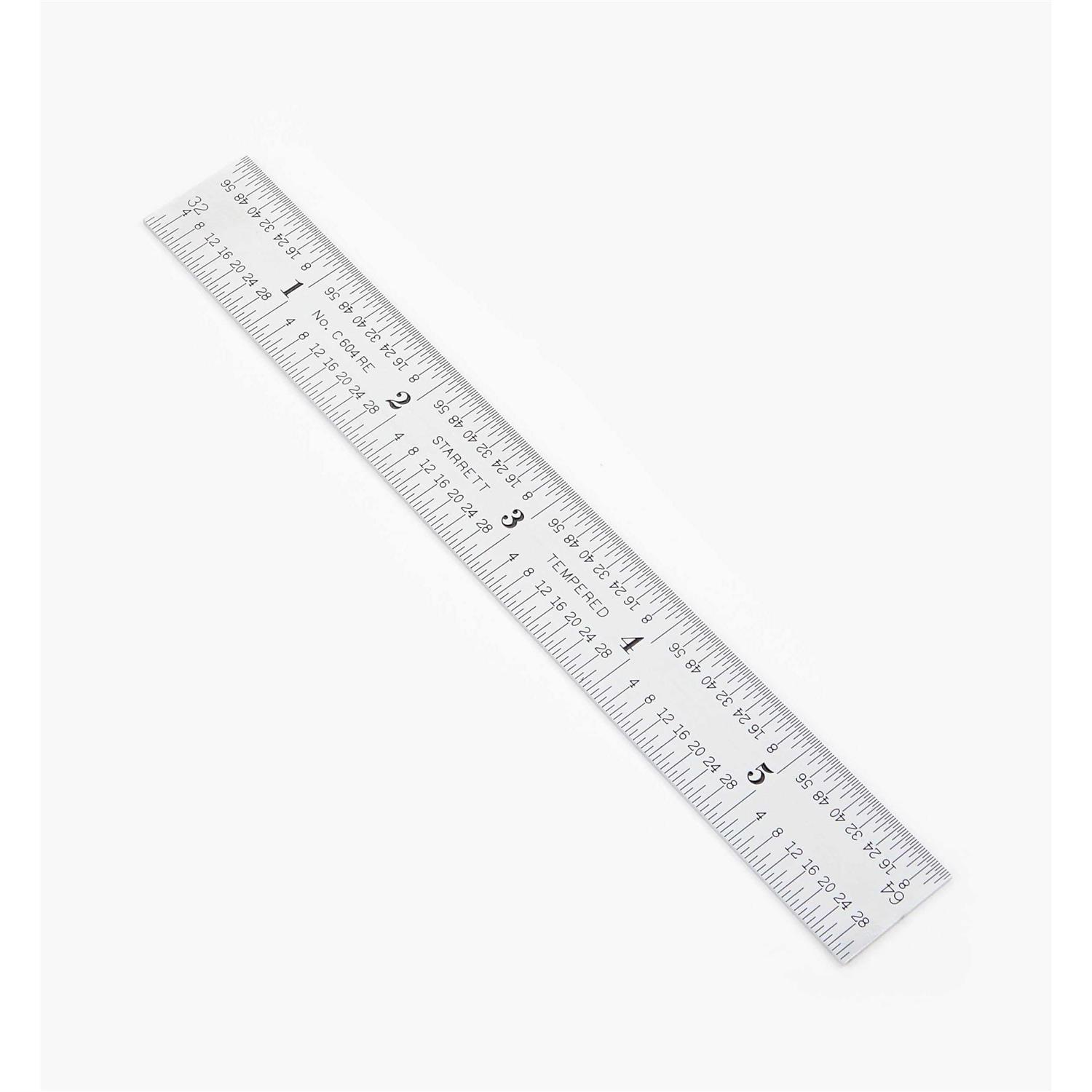 Starrett C604R-2 Steel Rule Spring-Tempered - Zenithce