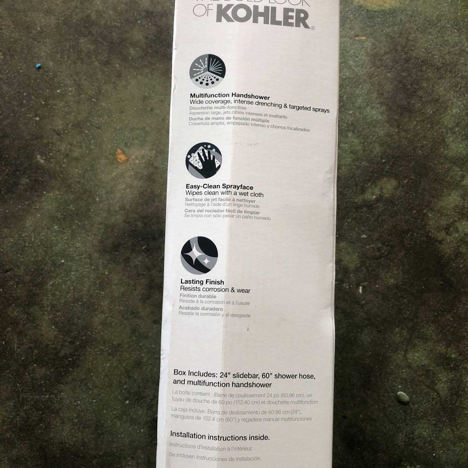Kohler Awaken B110 gpm multifunction handshower - Zenithce