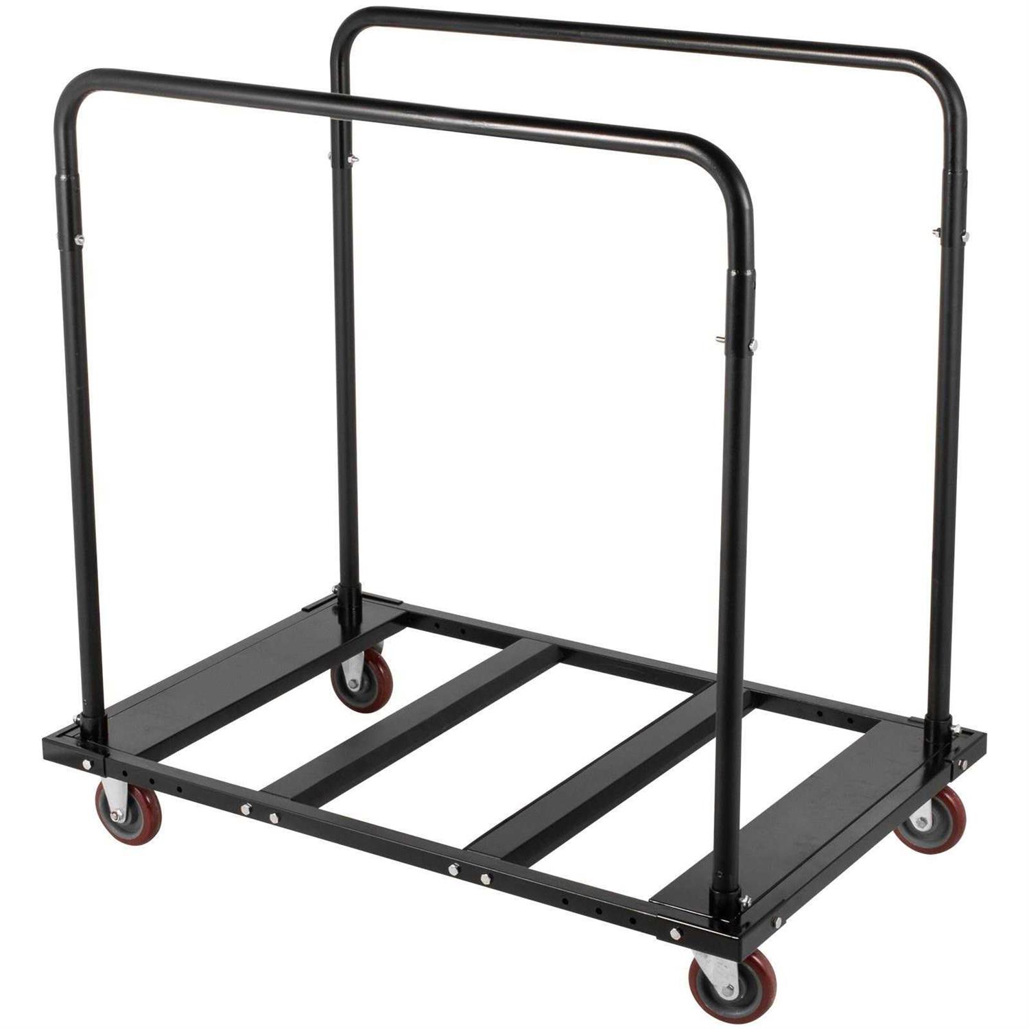 VEVOR 60” Round Folding Table Dolly Cart Storage Party Event Rental Furniture 8-10pcs - Zenithce