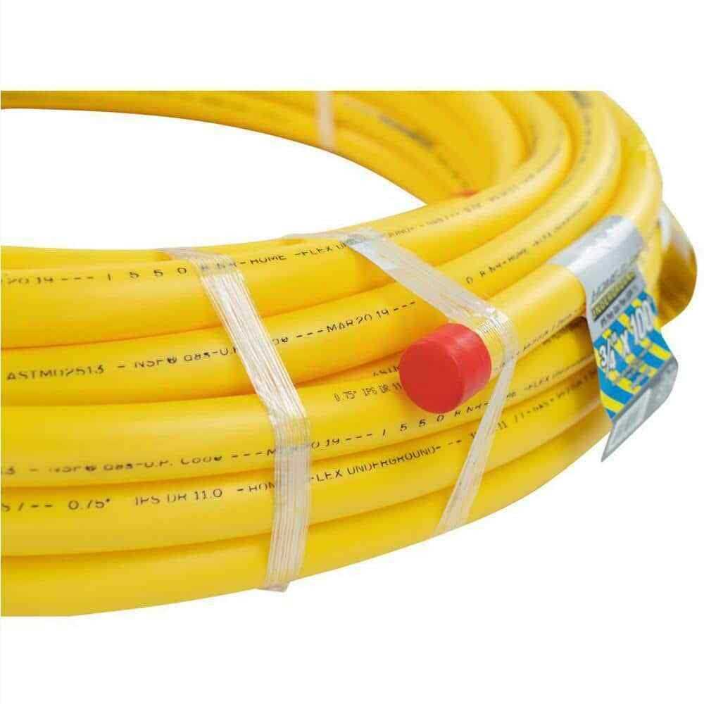 HOME-FLEX Underground 3/4in IPS Extension Kit3/4in x 100 ft. Pipe,3/4in Couplers - Zenithce