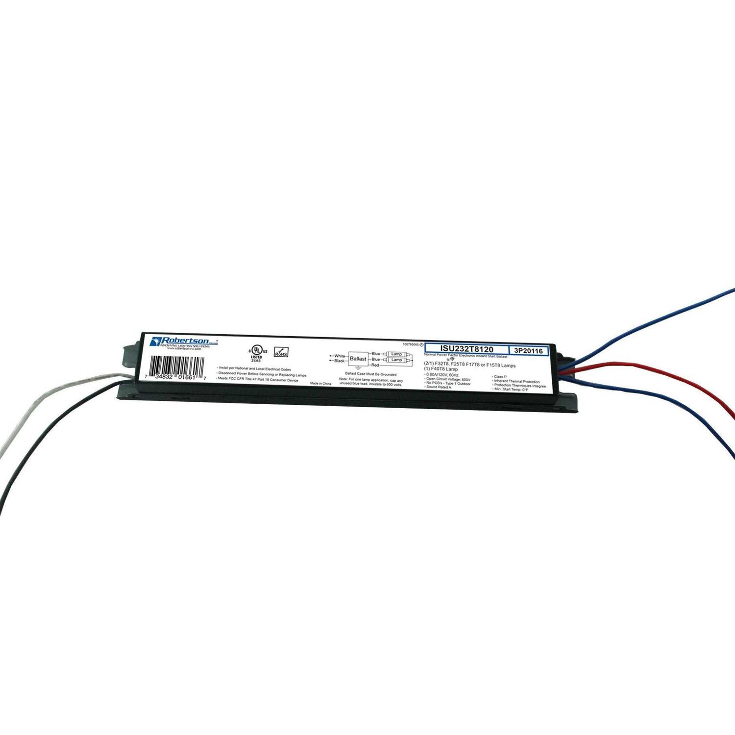 Robertson 3p10160 CC1320P Fluorescent mballast for 1 cft13 or cfq13w/gx23 cfl lamp - Zenithce