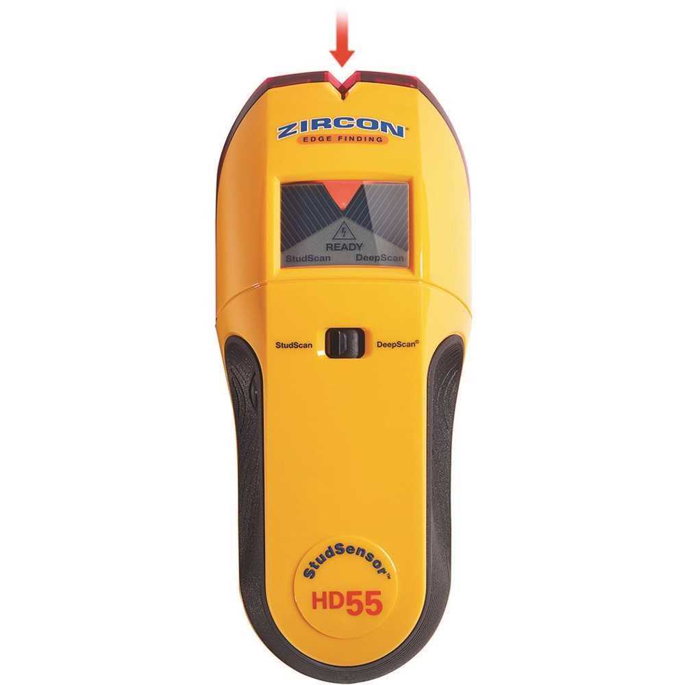 Zircon StudSensor A100 Wall Scanner and Center/Edge Locating Stud Finder with WireWarning Detection - Zenithce
