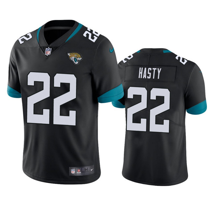 Jacksonville Jaguars #22 JaMycal Hasty Black Vapor Untouchable Limited Stitched Jersey - Zenithce