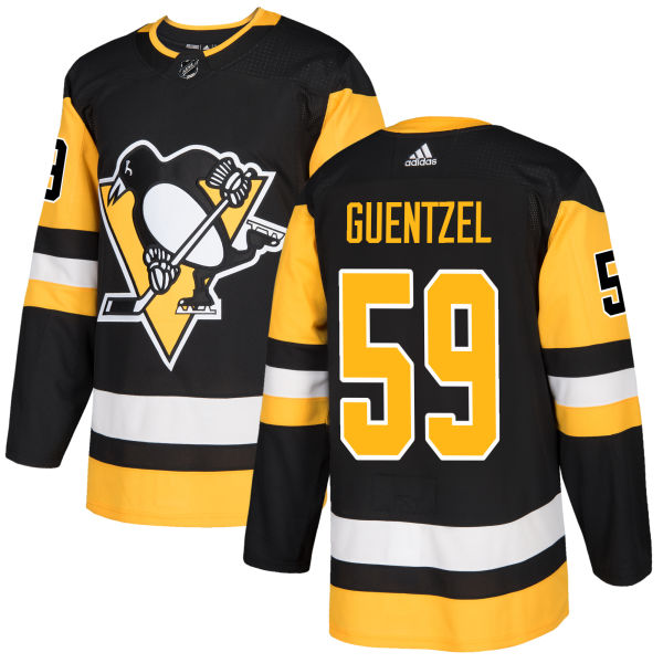 Pittsburgh Penguins #59 Jake Guentzel Black Stitched Adidas Jersey - Zenithce