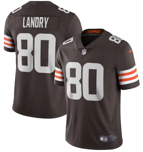 Cleveland Browns #80 Jarvis Landry New Brown Vapor Untouchable Limited Stitched Jersey - Zenithce