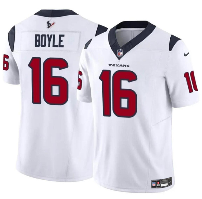 Houston Texans #16 Tim Boyle White 2024 F.U.S.E Vapor Untouchable Stitched Jersey - Zenithce