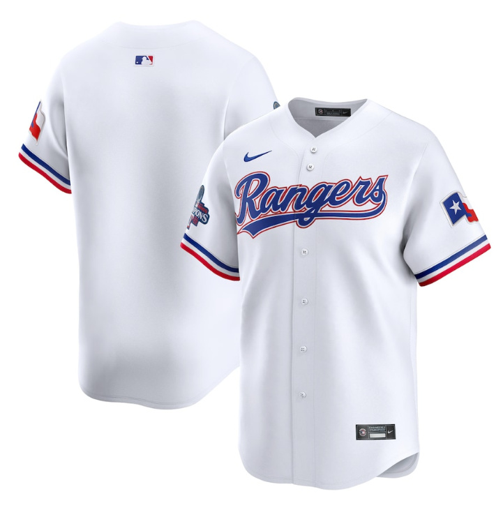 Texas Rangers Blank White 2023 World Series Champions Stitched Jersey - Zenithce