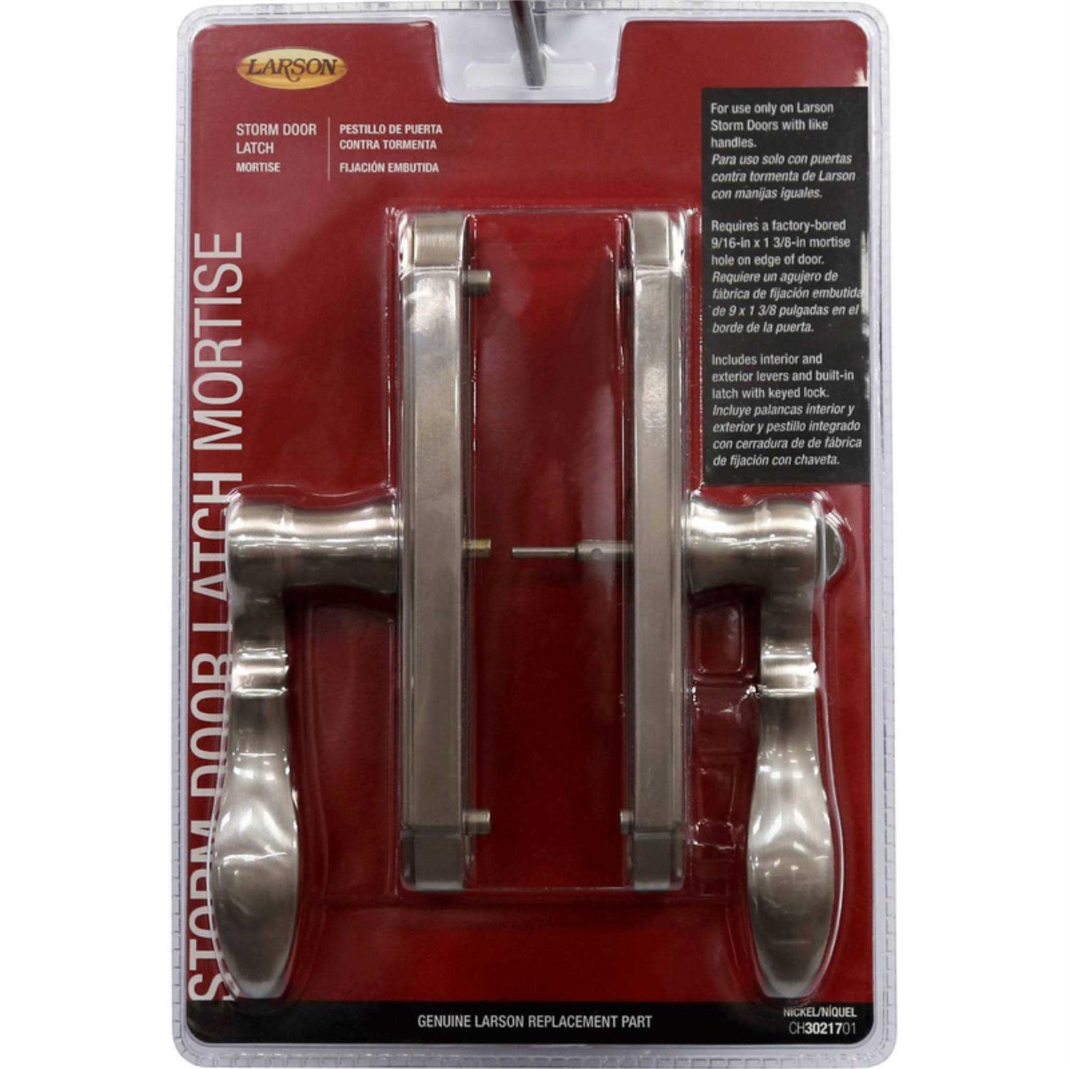 Larson M2 Bright Brass Zinc Mortise Latch CH3020701 - Zenithce