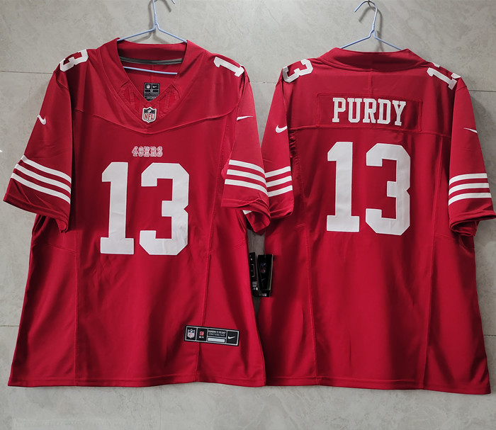 San Francisco 49ers #13 Brock Purdy Red 2023 F.U.S.E. Vapor Untouchable Limited Stitched Jersey - Zenithce
