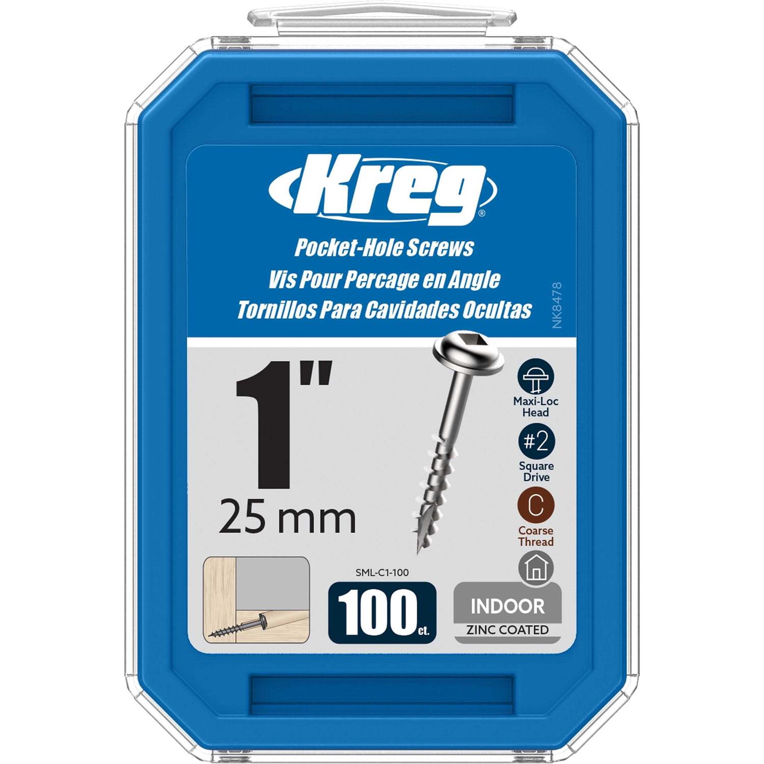 Kreg Zinc Pocket Hole Screw - Zenithce