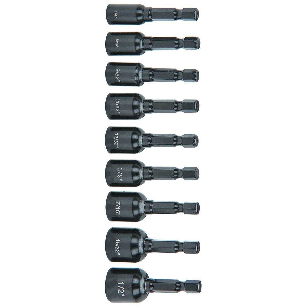 Warrior SAE Quick Release Magnetic Nut Setter Set - Zenithce
