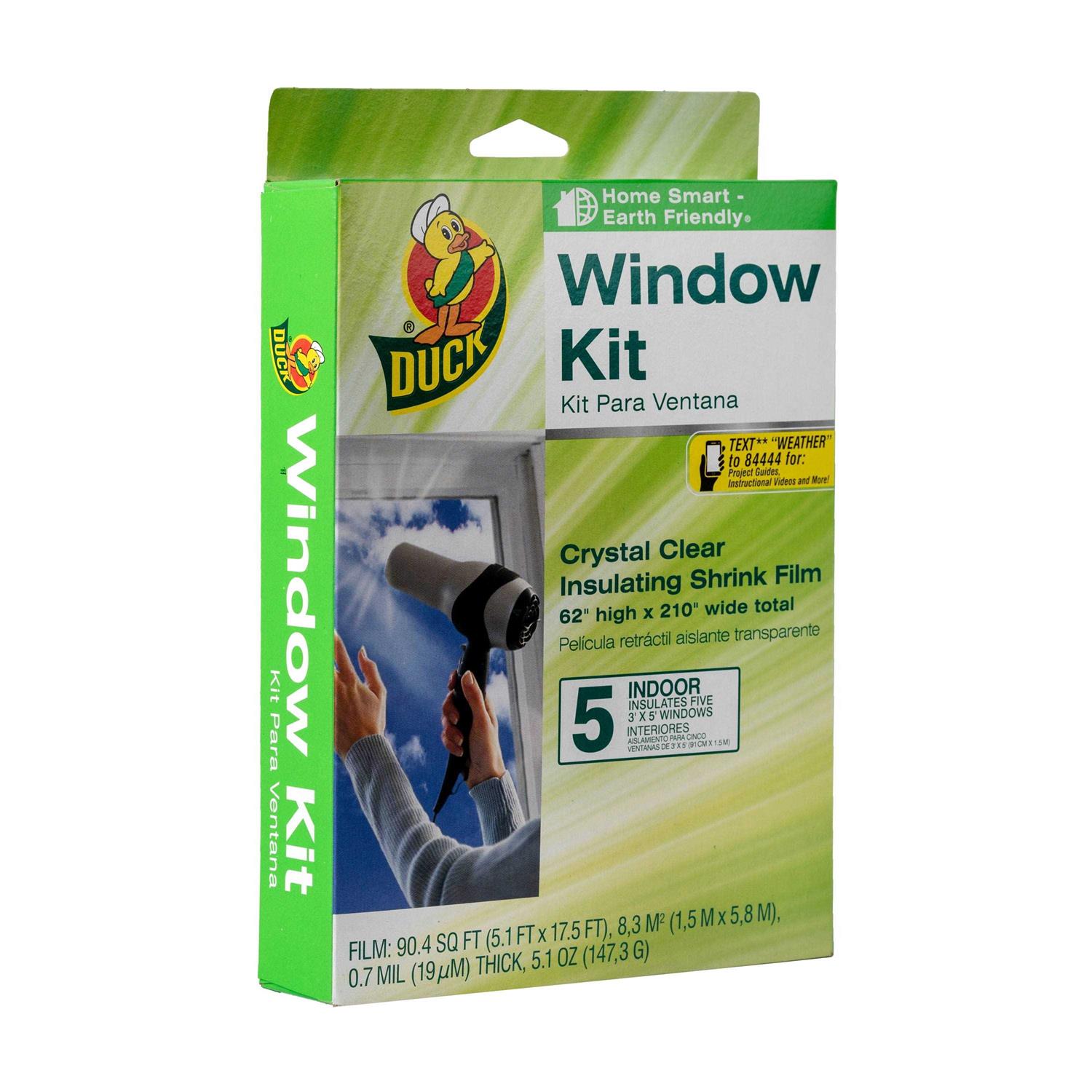 Duck Brand Shrink Film Window Insulation Kit - Zenithce