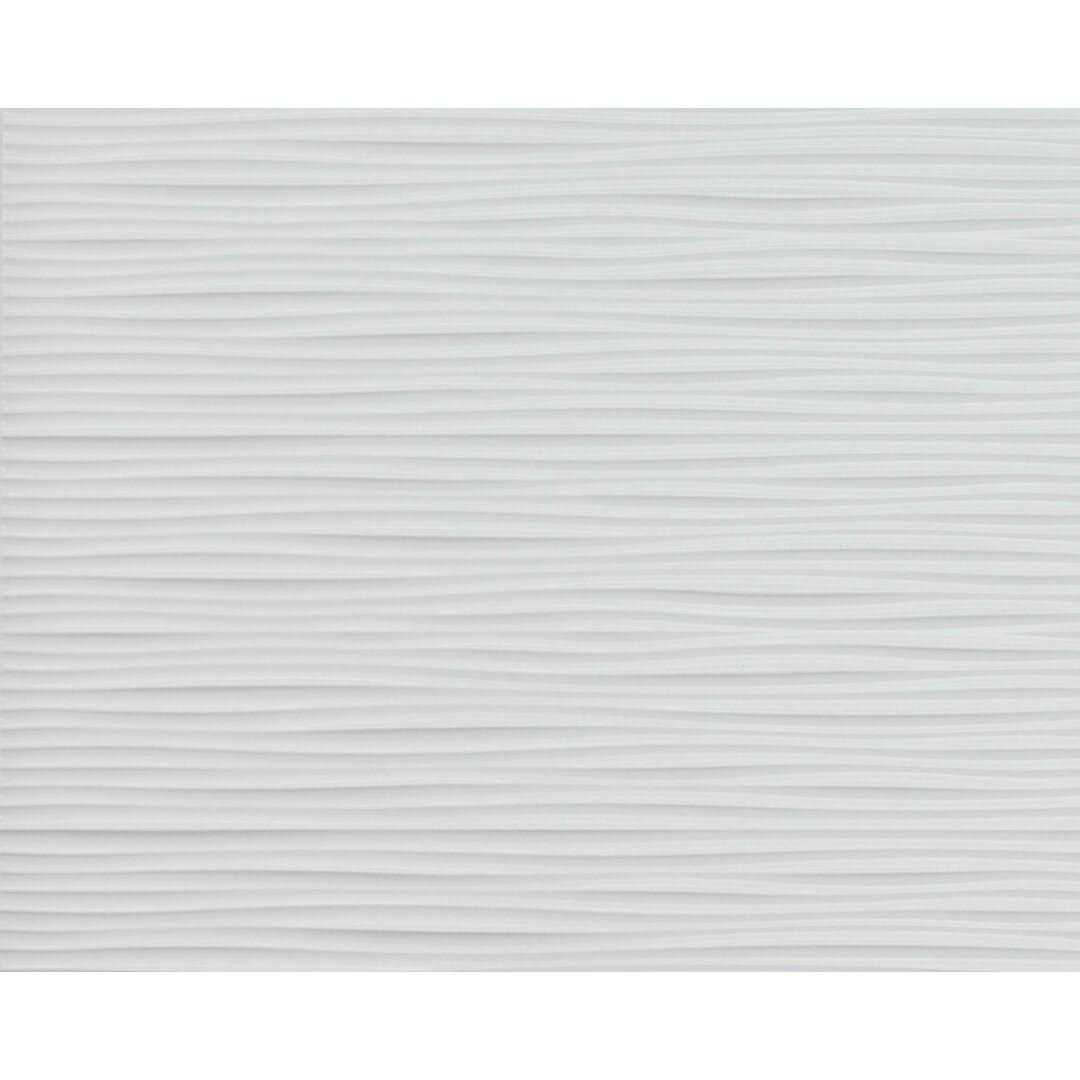 Wilderness 18.5 x 24.3 Vinyl Wall Paneling in Snow White Innovera Decor by Palram - Zenithce