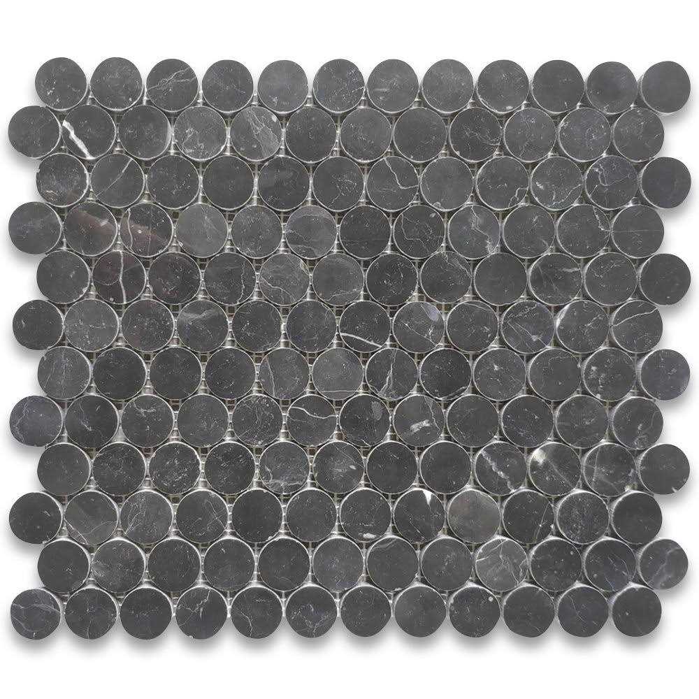 Marble Penny Round Mosaic Wall & Floor Tile Marble Online - Zenithce