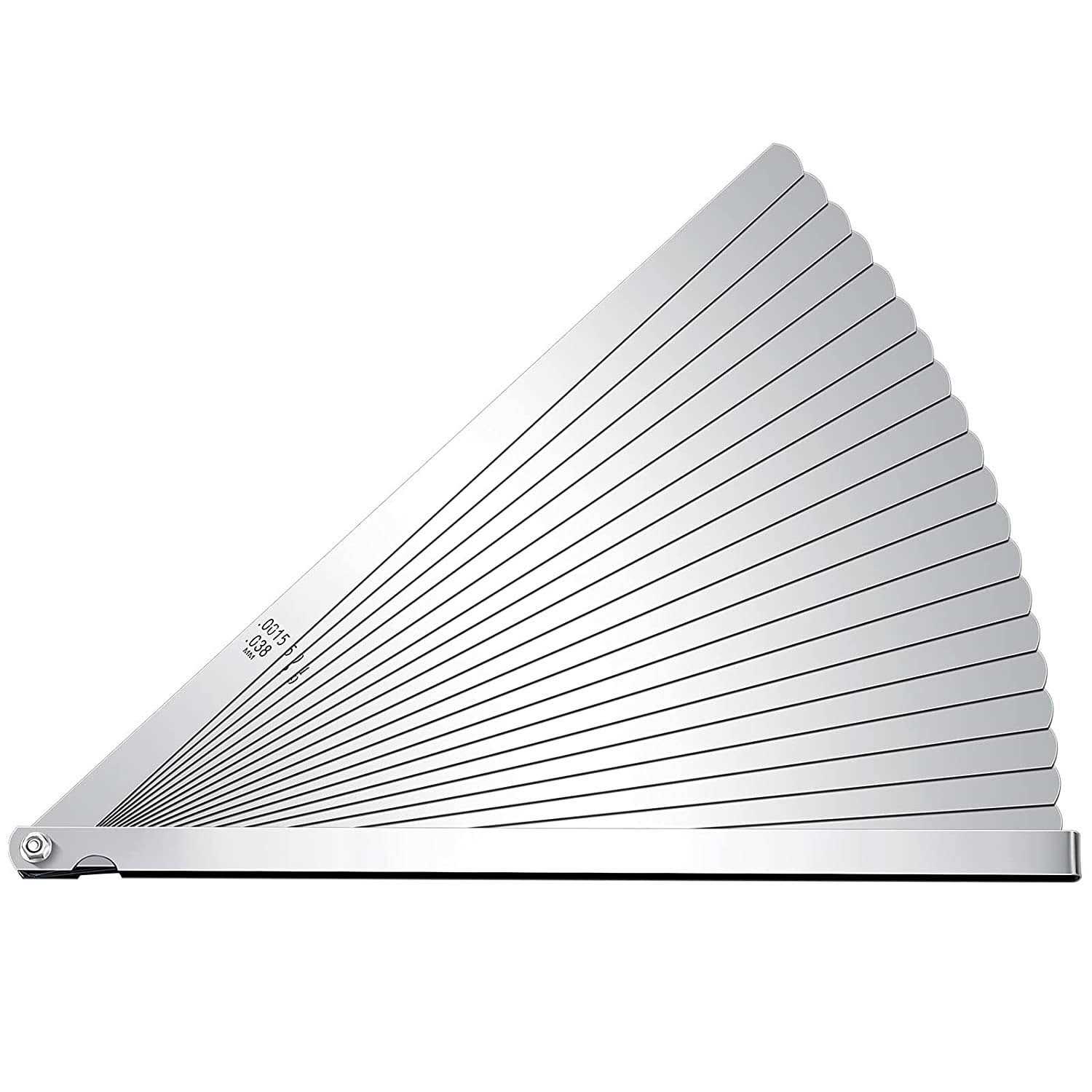 Stainless Steel Feeler Gauge Dual Marked Metric and Imperial Measuring Tool - Zenithce